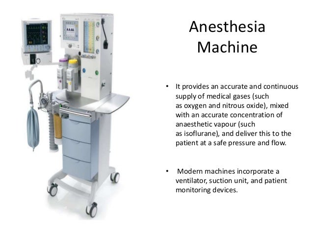 anesthesia machine ppt